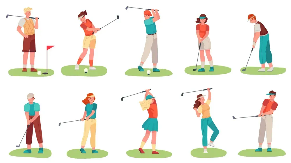 Golf swing analogy